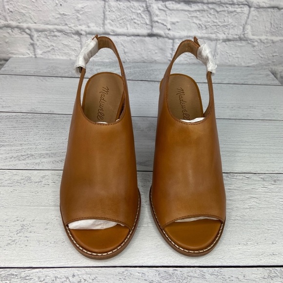 Madewell the Cary Sandal in Amber Brown - Picture 2 of 3